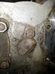 Intermediate shaft locking tab
