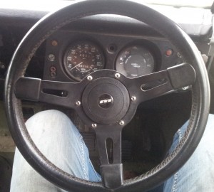 Series 3 Land Rover Mountney Steering Wheel